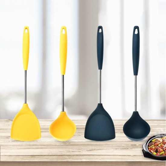 Customized Silicone Food Grade Shovel Spoon Set Non-Stick Kitchen Cooking Utensil Set