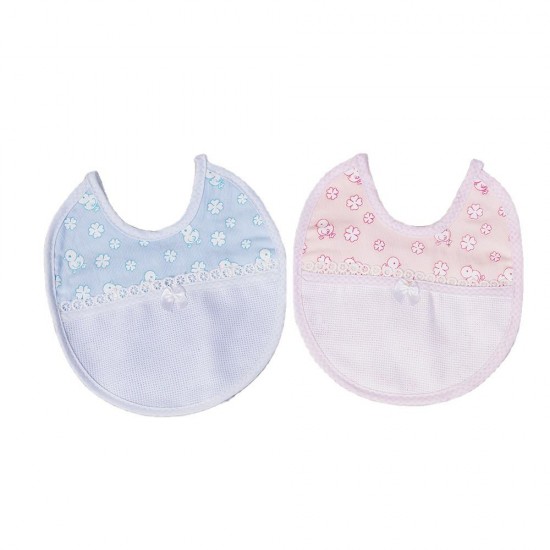 High quality 100% baby bib cotton embroidery baby bibs newborn