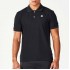 Classic Black Golf Polo For Men Sport Polo Shirts Breathable Pique Jersey Short Sleeve T Shirts