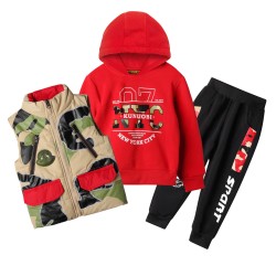 Boys Clothing Sets Kids Wear Boys Sport Pants Three-Piece Suit Winter Cloth Children Clothing Sets