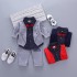 wholesale Summer spring boys clothing sets children's shirt three-piece suit baby boys' clothing sets