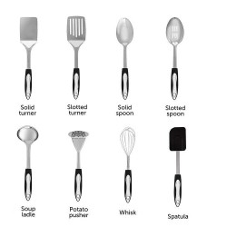 Stainless Steel Kitchen Utensil Cooking Utensils - Nonstick Kitchen Utensils