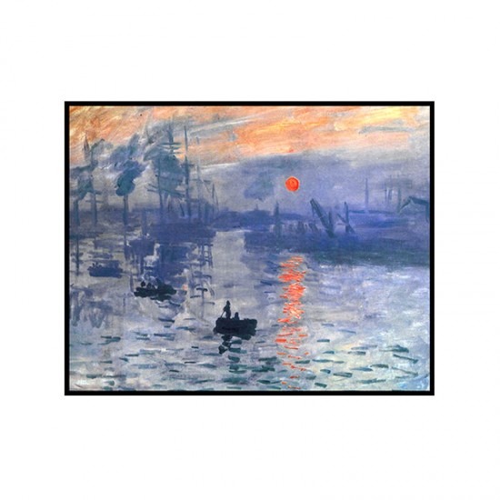 Print oil painting Canvas Printed SCENERY 10 Color Canvas + PS Frame Art Micro Spray Impressionist