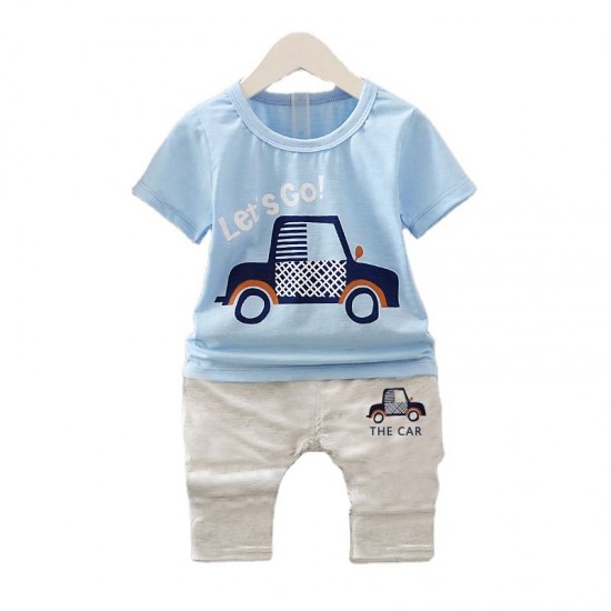 Low Price Cotton Children Clothes Lovely Kids Boy Children Clothes Set Baby Wear