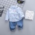 Hot Sale 0-5 Years Autumn Toddler Boys Gentlemen Suits Long Sleeve Baby Boy Clothing Set