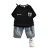 Children Clothes Summer Outfit 2 Pieces Set Outfit Baby Children Boys Kids Clothing Sets