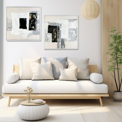 Modern original hand-drawn oil painting, simple home art decoration, fashionable wall painting