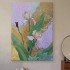 Modern Art Wall Painting Flower Handmade Oil Painting Abstract Plant Color Sense Decoration Painting For Home