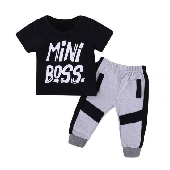 Boy's clothing sets summer 1-5 years little boy clothes