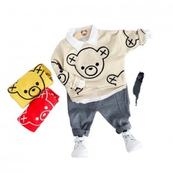 6 months to 4 years baby clothes set toddler boy track suit kids fall baby boy clothing set