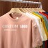 Wholesale 100% Cotton 190gsm 19 Colors Men Women Unisex Customizable Blank Casual T Shirt Men's T-shirt T Shirts T-shirts