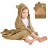 Hot Selling Luxury Bamboo baby Hooded Towel Organic Bamboo Cotton Blended baby Towel