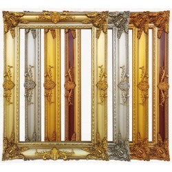 Europe Style Customize Gold Color Antique Baroque Vintage Wood Luxury Frame Picture For Home Wall Decor