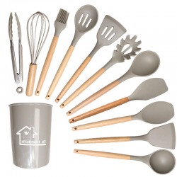 12PCS Silicone Kitchenware Cooking Tools Kitchen Cookware Cooking Sets Silicone Kitchen Utensils Set