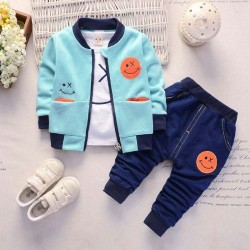 Factory High quality custom fashion children clothes set boys trendy clothes