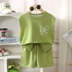 Newborn Baby Clothing Sets for Girls and Boys Summer Outfits for Babies 2-Piece Apparel Stock