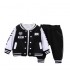 Autumn Winter Baby Boy Coat+Pant Cotton Children Outfits Casual Kids Clothes Baseball Uniform Boys Clothing Sets