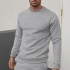 Custom Fashion Design Sport Sweater For Men Cotton Black Grey Clothing Men's Sweatshirt