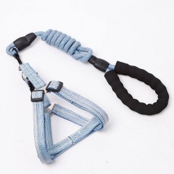 Wholesale Customer brand Fashion Flax Pet Cat Dog Chest Strap Traction Rope Pet Leash Dog Harness