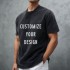 Summer Wholesale Regular Cotton men's T-shirts Blank Plain Casual Street Wear Custom T Shirt For men