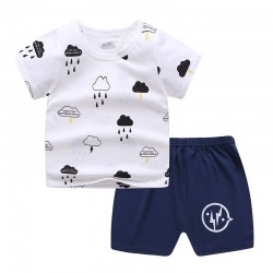 2023 Casual Boys Toddler Clothings Children Clothes 100% Cotton Kids Clothings Set for Summer