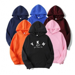 OEM Mens Hoodie Sweatshirt 100% Polyester Long Sleeve Custom Printed Logo Oversize Pullover men's Hoodies