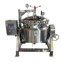 Industrial Pressure Cooker Kettle High Capacity High Pressure Jacketed Kettle Cooker