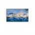 Blue Canvas Abstract Painting Oil Painting Frame Pictures For Bedroom Wall Decor