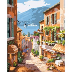 Paint by Number for Adults Beginner,Scenery Paint by Numbers,Garden Paint by Numbers Kits Suitable for Home Wall Decoration