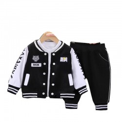 Kids Clothing Boys 0-4Years Spring Autumn Boy Outfits Baseball Uniform Long Sleeve Boy Fall Clothing Tracksuits Sweatsuit Sets