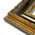 Opulent Exquisite Large 11cm Wide Solid Wood Oil Painting Frames Home Wall Hanging Decor Custom Gold Leaf Picture Frame Moulding