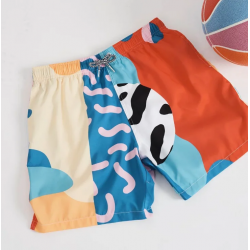 OEM Custom Surf Kids Beach Pants Low MOQ Printing Board Shorts For Baby Boy Quick Dry Breathable Swimwear Child Swim Trunk