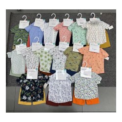 Summer Cloth set Fabric Boy Sets Boys Clothing Top shirt+shorts Little Children Outfits For Kids Baby Clothes set