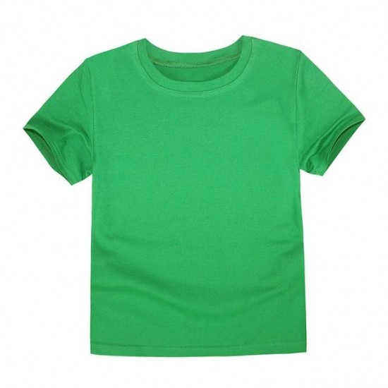 Kids Clothes Casual Kids T shirt Customized Fabric Plain clothes For Boys