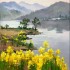 China Country Landscape Abstract Scene Handmade Oil Painting Wall Art Canvas Painting Home Decoration Painting