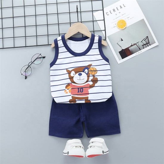 Wholesale children clothing set baby boy clothes korean baby clothing sets