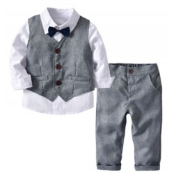 Organic Cotton Casual Kids' Clothing Set - Soft, High-Quality Designs for 3-5 Years Old Boys and Girls