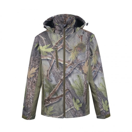 Windproof tactical winter men's hunting coat windbreaker fleece jacket