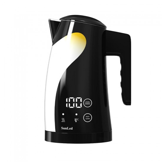 Stainless Steel Digital Electric Kettle - 1.25L Double Wall Portable Jug for Home and Hotel Use