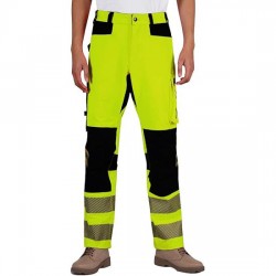 Stock Workwear Custom Logo Hivis Cargo Pants Reflective Working Cloths Work Trousers For Men