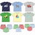 Toddler Boy Knitted Cotton Tee Shirt Custom Applique Boutique Clothes Summer Kids Boy Clothing Shirts