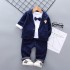 Boys Clothing Sets Plaid 3Pcs Cotton Kids Clothing Sets Wholesale Toddler Boys Clothing Sets