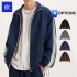 high quality vintage jacket for men oversized unisex velvet jacket full zip up jacket